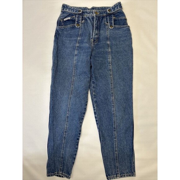 Dont Stop Denim - Vintage 80’s Blue Jeans Don’t Stop Denim Baggy Junior Women’s Size 11/12